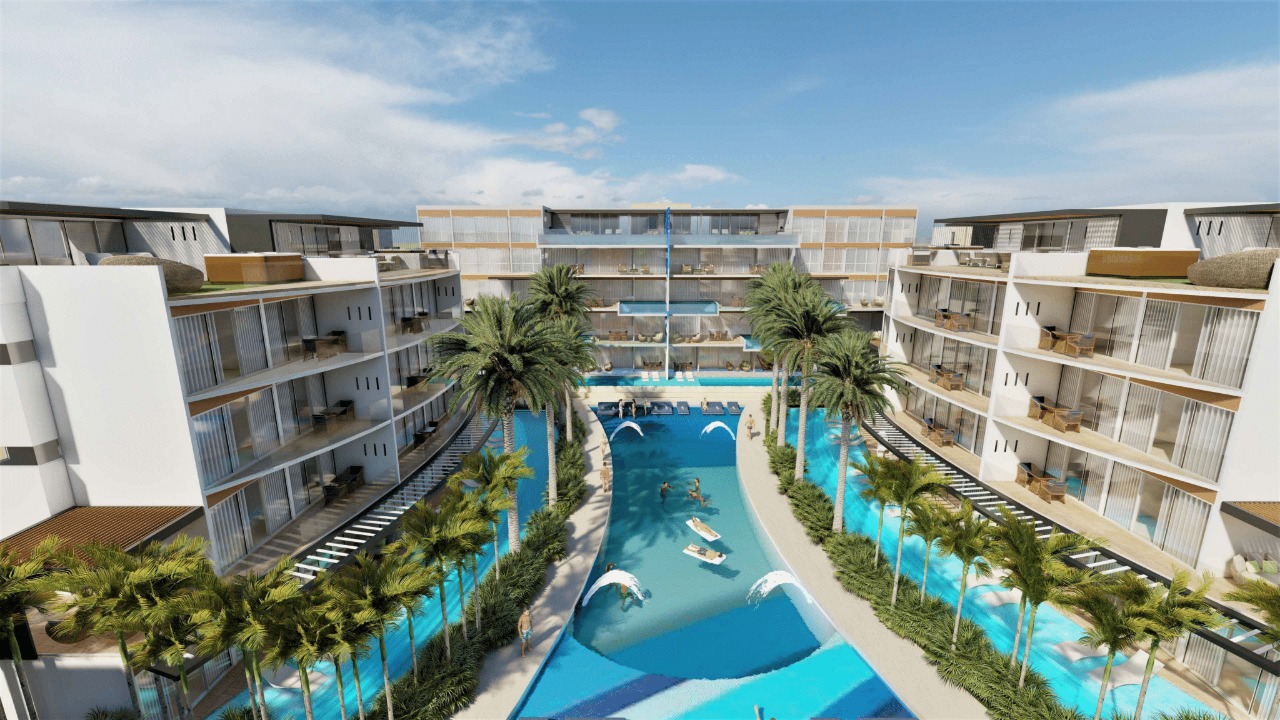 PROYECTO AURORA LUXURY, APARTAMENTOS CON SWIM UP EN DOWNTOWN, PUNTA CANA